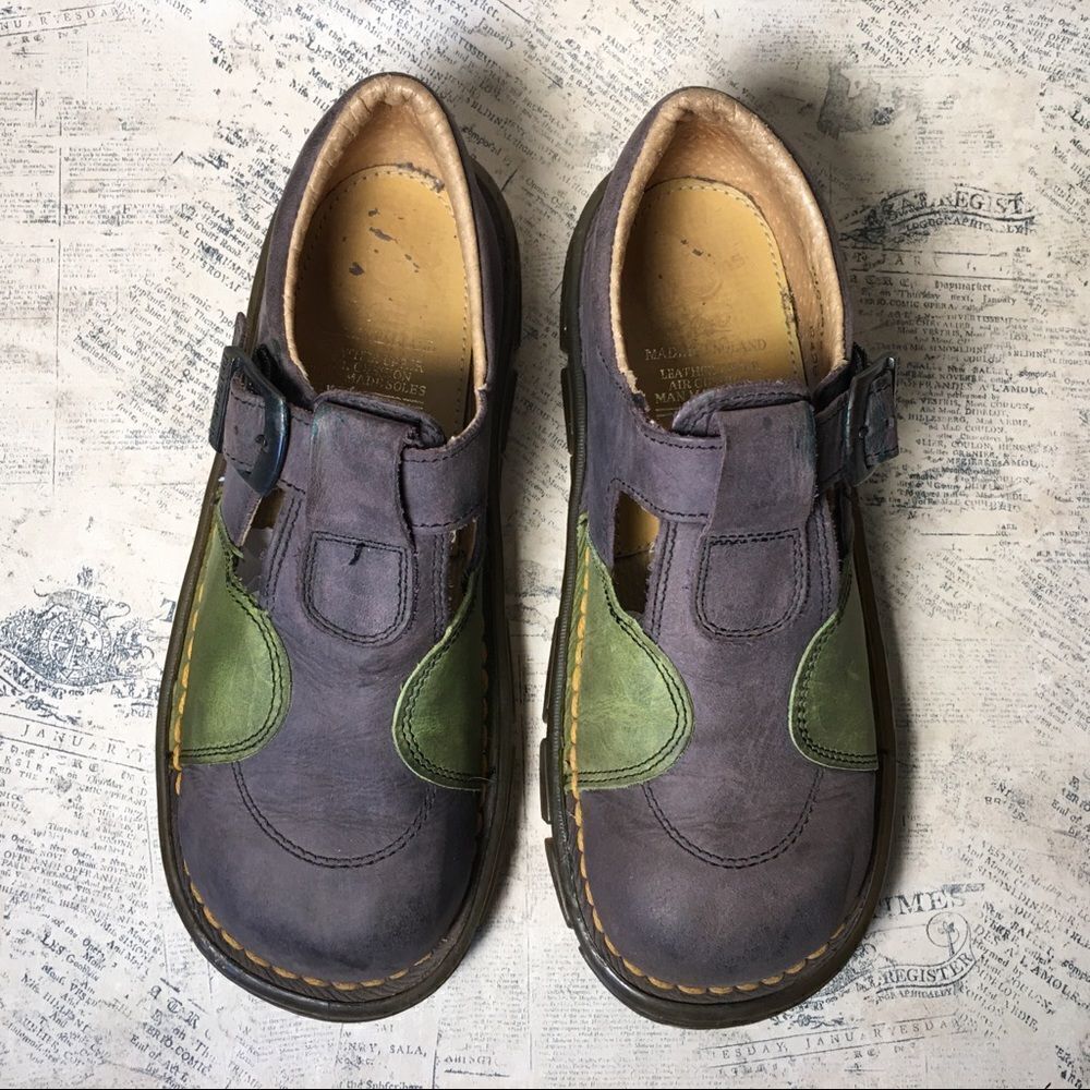 Vintage Dr. Martens Made in England Leather Shoes Original Doc Martens - Picture 4 of 14